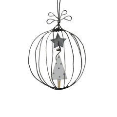 east-of-india-rustic-wire-hanging-christmas-bauble-tree-and-star|3500C|Luck and Luck|2