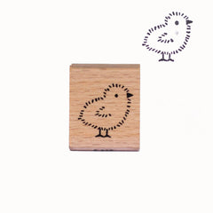 easter-chick-wooden-rubber-ink-stamp|F-A65|Luck and Luck|2