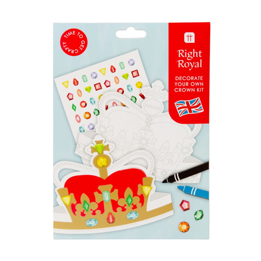 decorate-yourself-kit-coronation-crown-x-6-king-charles-party|ROYAL-CROWNKIT|Luck and Luck|2