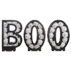 black-boo-halloween-balloon-mosaic-stand-kit-with-cobweb-balloons|POI-106 |Luck and Luck|2