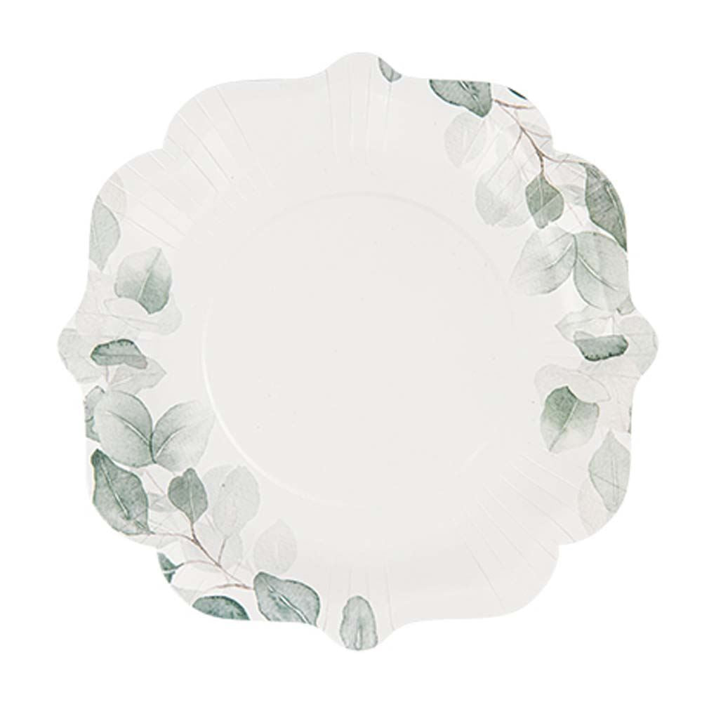 botanical-paper-party-plates-x-8|95002|Luck and Luck|2