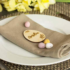 personalised-wooden-easter-egg-place-setting|LLWWEPNP|Luck and Luck| 1