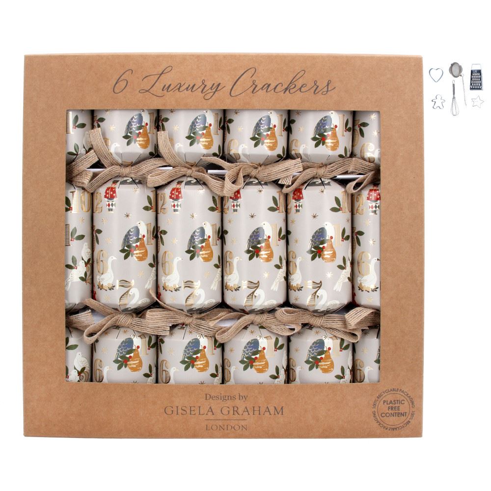 gisela-graham-12-days-of-christmas-crackers-x-6|31502|Luck and Luck|2
