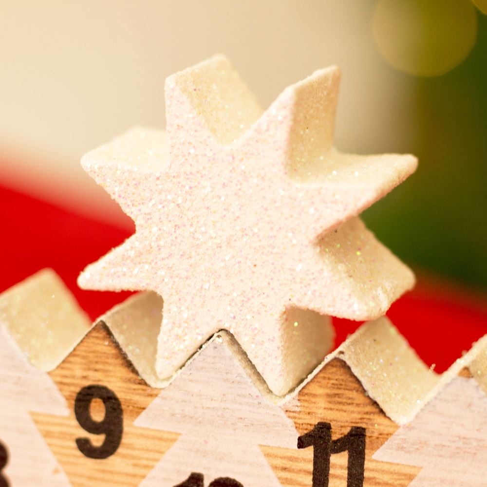 wooden-star-countdown-ruler-advent-calendar-ornament|HO718|Luck and Luck|2