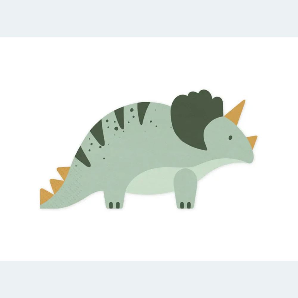 triceratops-dinosaur-paper-party-napkins-x-12|SPK35|Luck and Luck| 1