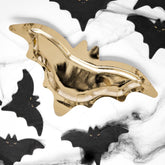 halloween-gold-bat-paper-plates-x-6|TPP59-019ME|Luck and Luck| 1