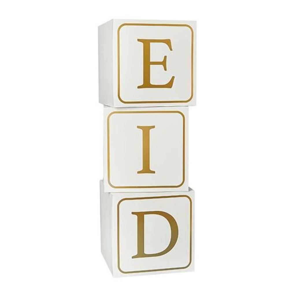 eid-decoration-blocks-gold-foiled-3-blocks|HBEM114|Luck and Luck|2
