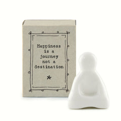 east-of-india-buddha-mini-matchbox-happiness-is-a-journey|5668|Luck and Luck| 3