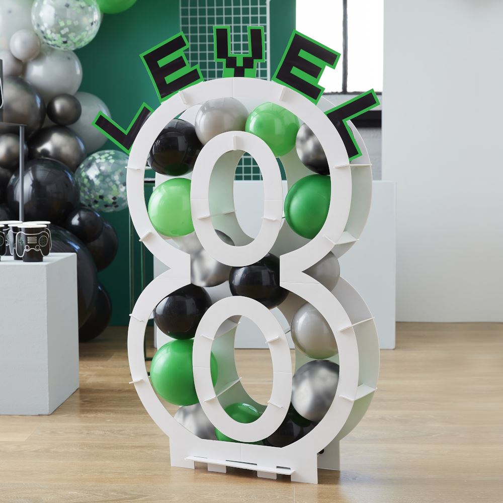 black-green-and-grey-balloon-mosaic-balloon-pack-with-letters|GAME-112|Luck and Luck| 1
