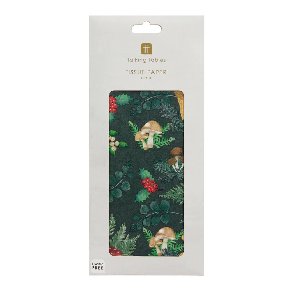 midnight-forest-mushroom-enchanting-tissue-paper-wrapping-4-sheets|FOREST-TISSPAPER|Luck and Luck| 1