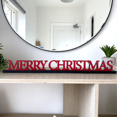 merry-christmas-wooden-custom-colour-standing-sign-decoration|LLWWMCSIGN|Luck and Luck| 1