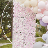 pink-and-white-artificial-flower-wall-backdrop-tile|PAMA-100|Luck and Luck| 1