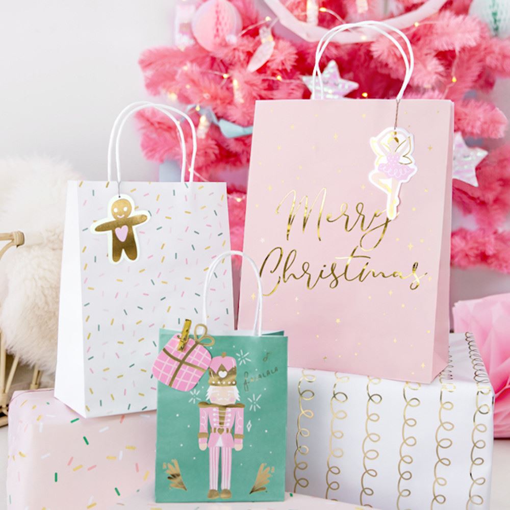 christmas-nutcrackers-christmas-gift-bags-x-6|TNP7X2|Luck and Luck| 1