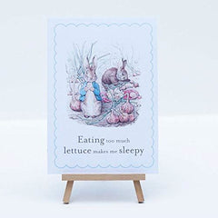 peter-rabbit-card-and-easel-eating-too-much-lettuce-party-decoration-sign|LLSTWPRLETTUCE|Luck and Luck| 3