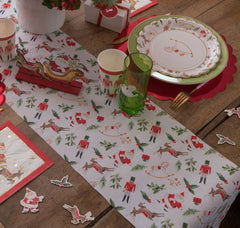 red-father-christmas-and-nutcracker-table-runner-3m|3660380096108|Luck and Luck| 1