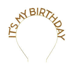 gold-metal-its-my-birthday-headband|LUXE-HEADBAND|Luck and Luck|2
