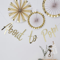 gold-foiled-about-to-pop-bunting-oh-baby-1-5m-baby-shower-decoration|OB-125|Luck and Luck| 1