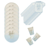 baby-boy-baby-shower-party-pack-for-8-paper-plates-napkins-cups|LLBABYBOYPP|Luck and Luck| 1