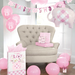 blue-floral-elephant-baby-shower-banner-1-6m|78378|Luck and Luck| 1
