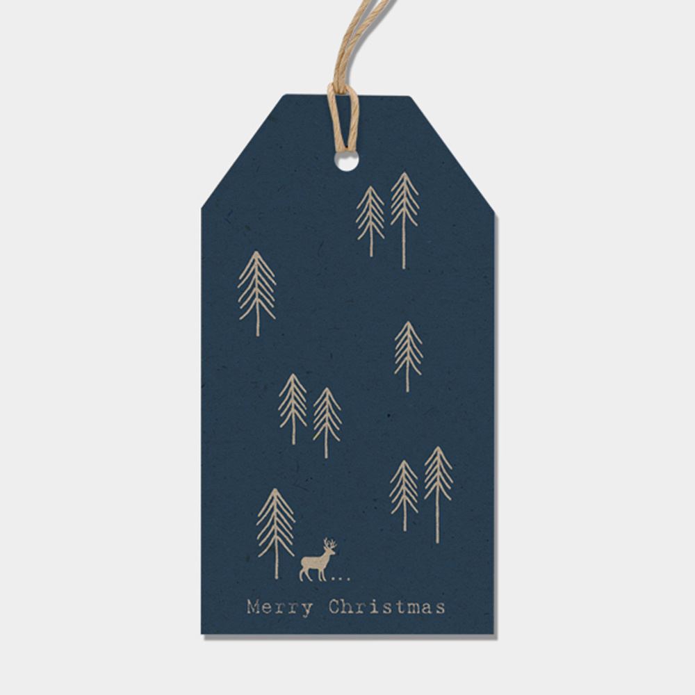 east-of-india-woodland-christmas-gift-tags-set-of-6-navy|2300|Luck and Luck|2