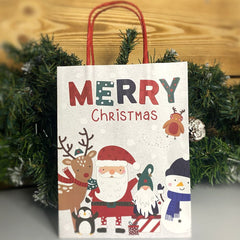 5-christmas-character-gift-bags-with-handles-snowman-santa-gonk|XM6516|Luck and Luck| 4
