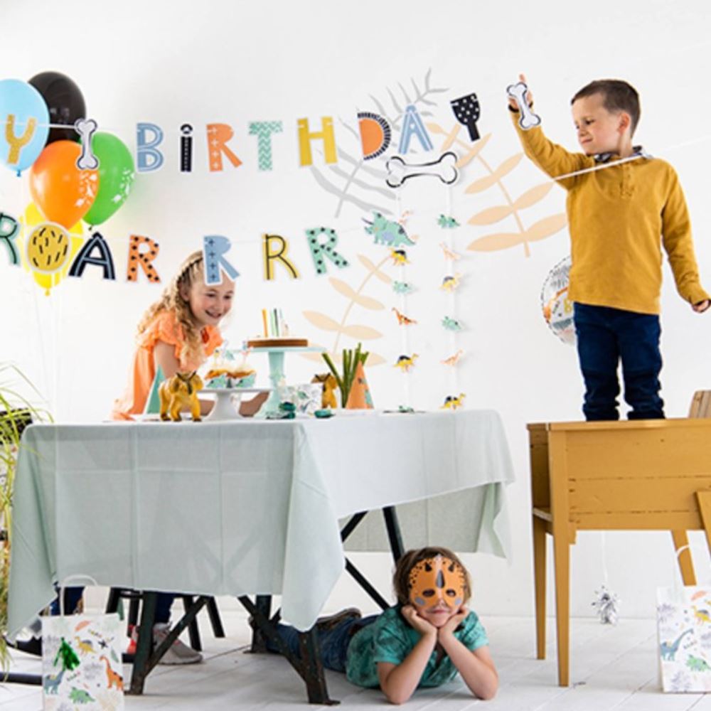 happy-birthday-dino-roars-letter-paper-banner-1-5m|68286|Luck and Luck| 1
