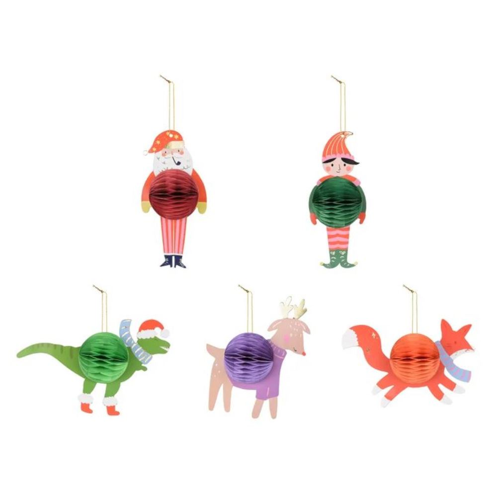 5-christmas-honeycomb-hanging-tree-decorations|ZBP1|Luck and Luck| 3