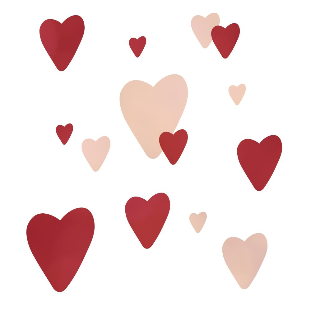 window-stickers-individual-coloured-hearts-valentines-decoration|YOU-123|Luck and Luck|2