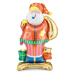 large-standing-foil-santa-balloon-christmas-party-decoration|FB160|Luck and Luck| 3