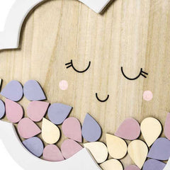 baby-cloud-frame-guest-book-baby-shower-christening-gift|KG6|Luck and Luck|2