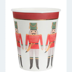 red-christmas-nutcracker-paper-party-cups-x-10|821800000099|Luck and Luck|2