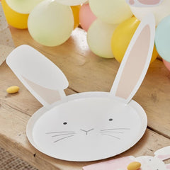 easter-bunny-rabbit-paper-party-plates-x-8|EGG-229|Luck and Luck|2