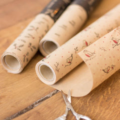 east-of-india-set-of-3-kraft-brown-christmas-wrapping-paper|WRAPTRIO|Luck and Luck|2