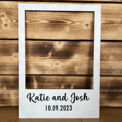 personalised-wooden-photo-booth-selfie-frame-wedding-party-design-1|LLWWPBFD1|Luck and Luck| 1
