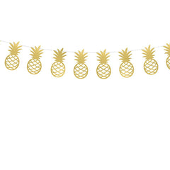 gold-pineapple-paper-garland-2m-tropical-party-decoration|GL6|Luck and Luck| 3