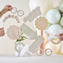 floral-baby-shower-photo-booth-props-x-10|FLB-112|Luck and Luck| 1