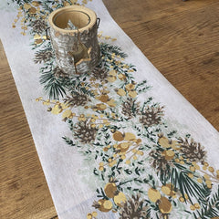 gold-poinsettia-christmas-table-runner-decoration-3m|822000300003|Luck and Luck| 1