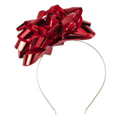 red-bow-christmas-metal-headband-dressing-up-party|MB-107|Luck and Luck|2
