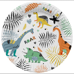 dinosaur-party-roars-paper-party-plates-x-8|61930|Luck and Luck| 1