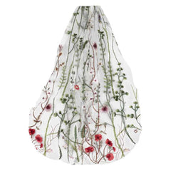 embroidered-floral-hen-party-veil-bride-to-be-veil|FLO-105|Luck and Luck|2