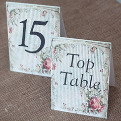 wedding-table-number-vintage-floral-spots-x-top-table-1-15-rustic-vintage|LLTNFLORALSPO|Luck and Luck| 1