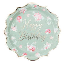 spring-roses-paper-birthday-party-plates-x-8|94037|Luck and Luck|2