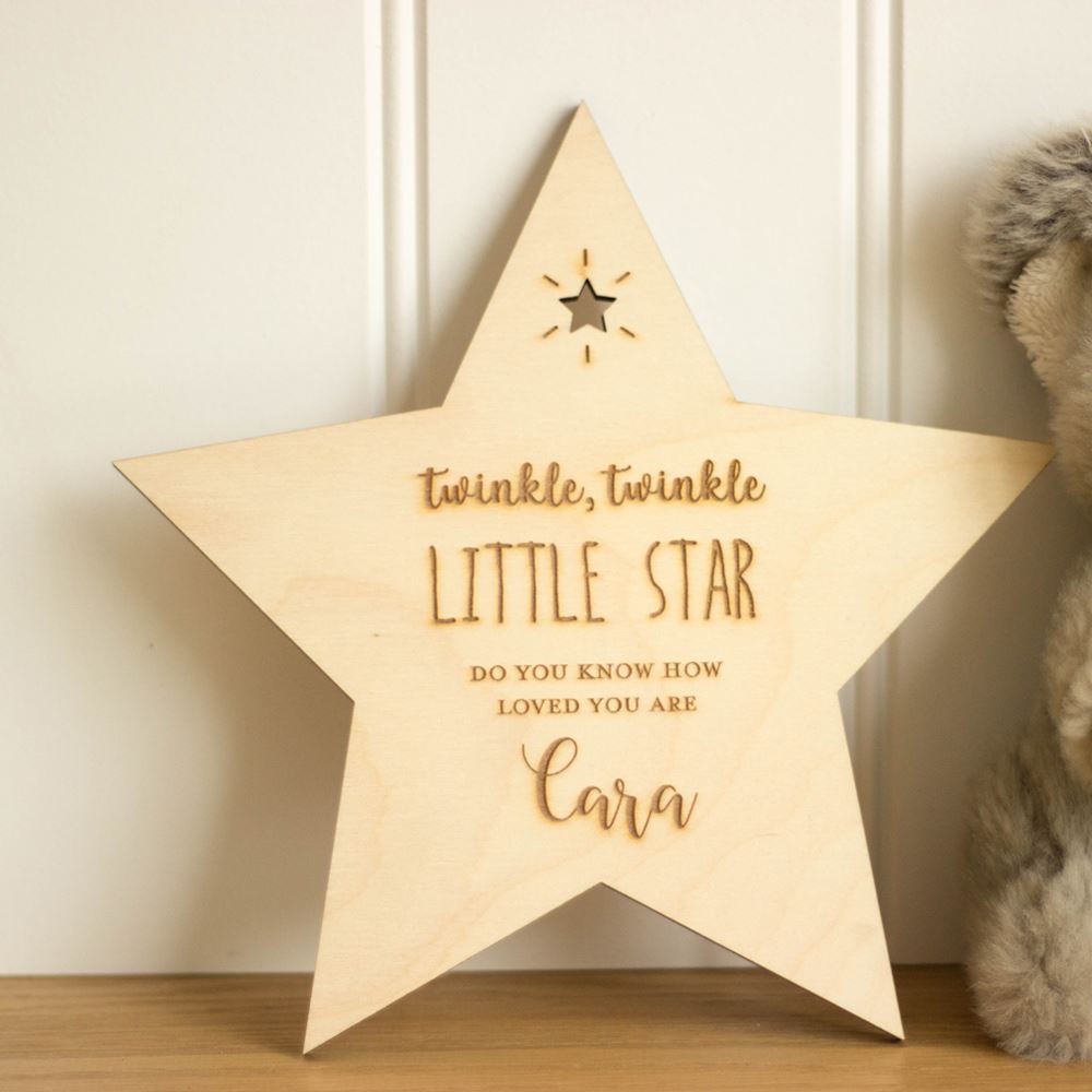 personalised-twinkle-twinkle-little-star-nursery-decoration|LLWWTTLSM|Luck and Luck| 3