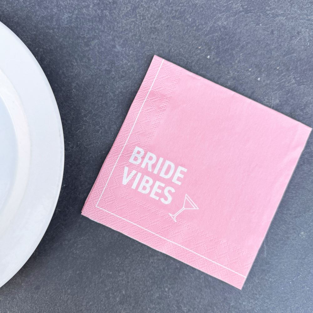 hen-night-pink-bride-vibes-paper-party-napkins-x-20|BRIDE-CNAPKIN|Luck and Luck|2