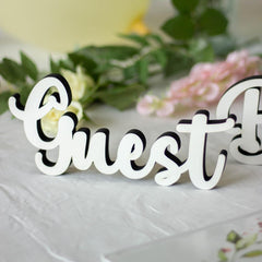 white-wooden-guest-book-table-sign-wedding-party-event-font-1|LLWWGBMF1|Luck and Luck|2