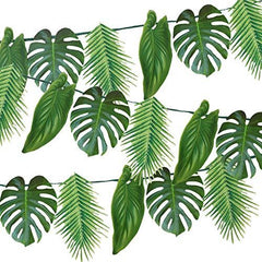 tropical-fiesta-palm-garland-party-decorations-paper-green-1-5m|FST6-GARLAND-PALM|Luck and Luck|2