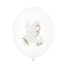 dove-balloon-bundle-x-6-holy-communion-christening|SB14C-204-000-6|Luck and Luck|2