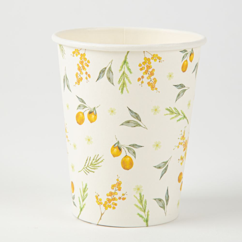 botanical-lemon-party-pack-paper-plates-napkins-and-cups-for-8-people|LLLEMONPP|Luck and Luck|2