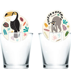 zoo-animal-party-paper-drink-toppers-x-6|68311|Luck and Luck| 1