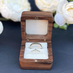 personalised-square-ring-box-2-ring-slots-white-insert-design-9|LLUVRB2WD9|Luck and Luck| 3